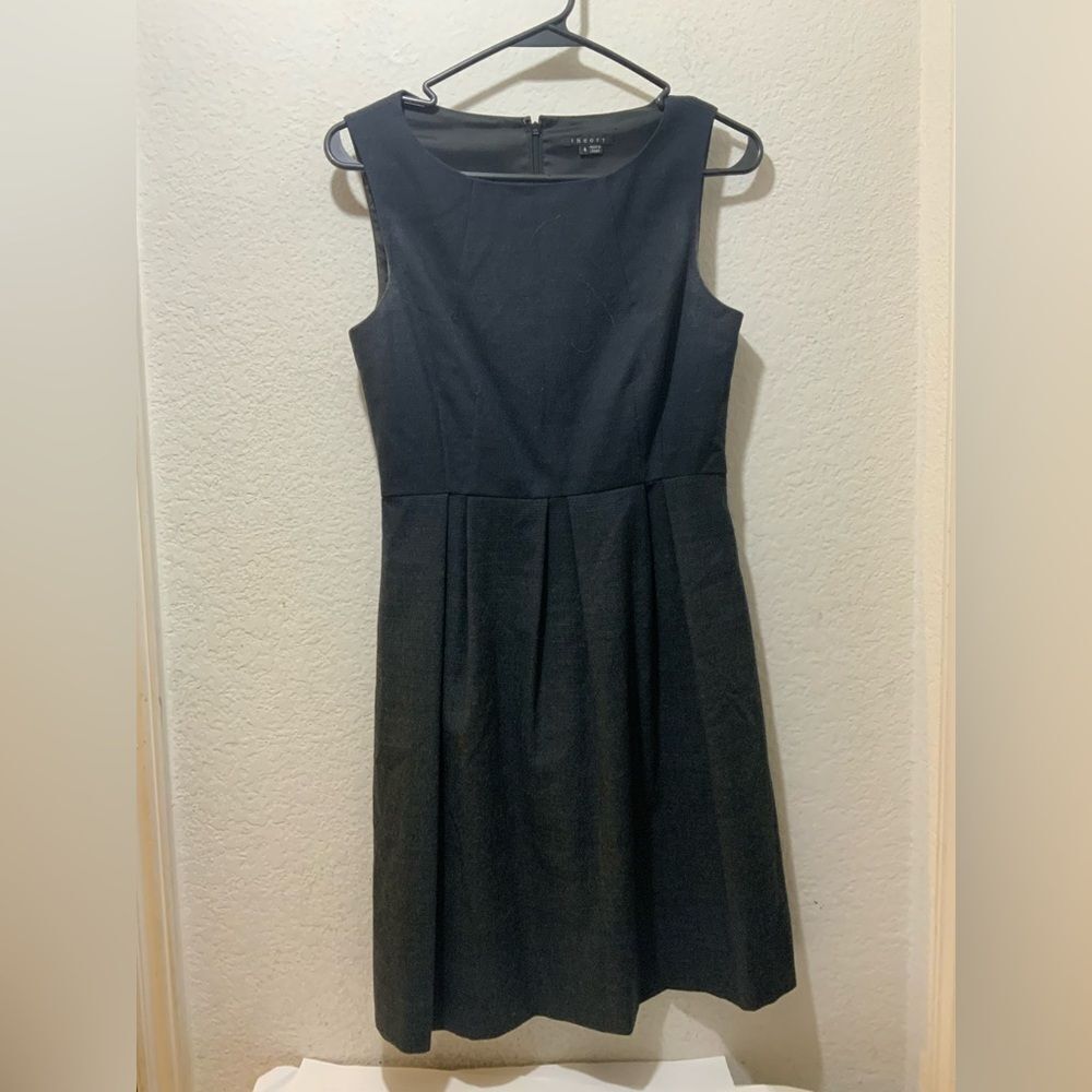 Theory Blainey Stretch Wool Blend Dress in Black size 4